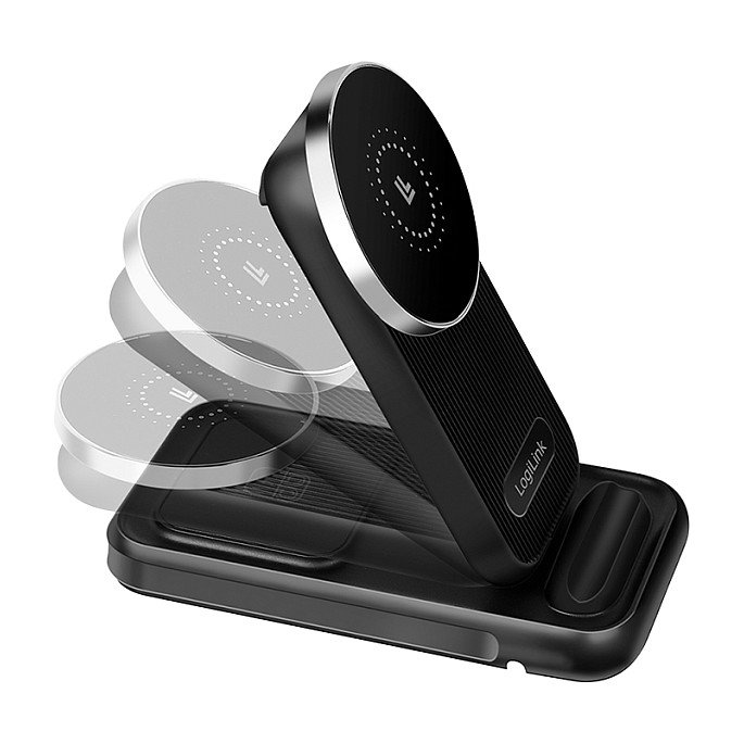 LogiLink Wireless Table Charger 4 en 1, 15W