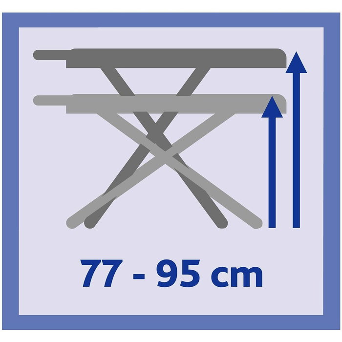 Vileda Tabla de planchar Perfect 2in1 122 x 44 cm Vileda Tabla de planchar Perfect 2in1 122 x 44 cm
