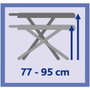Vileda Tabla de planchar Perfect 2in1 122 x 44 cm