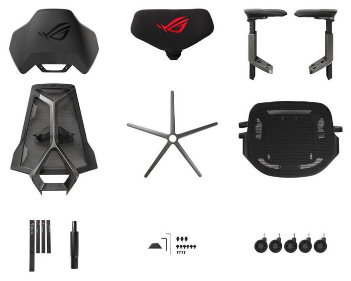 Asus ROG Destrier Ergo Silla Gaming Negro/Gris