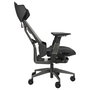 ASUS ROG Destrier Ergo Silla Gaming con Asiento de Malla, Respaldo de Rejilla, Reposabrazos 3D, Ajuste 90-135°, Capacidad 150 kg - Negro/Gris/Aluminio