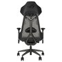 ASUS ROG Destrier Ergo Silla Gaming con Asiento de Malla, Respaldo de Rejilla, Reposabrazos 3D, Ajuste 90-135°, Capacidad 150 kg - Negro/Gris/Aluminio