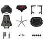 ASUS ROG Destrier Ergo Silla Gaming con Asiento de Malla, Respaldo de Rejilla, Reposabrazos 3D, Ajuste 90-135°, Capacidad 150 kg - Negro/Gris/Aluminio
