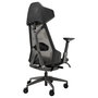ASUS ROG Destrier Ergo Silla Gaming con Asiento de Malla, Respaldo de Rejilla, Reposabrazos 3D, Ajuste 90-135°, Capacidad 150 kg - Negro/Gris/Aluminio