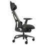 ASUS ROG Destrier Ergo Silla Gaming con Asiento de Malla, Respaldo de Rejilla, Reposabrazos 3D, Ajuste 90-135°, Capacidad 150 kg - Negro/Gris/Aluminio