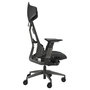 ASUS ROG Destrier Ergo Silla Gaming con Asiento de Malla, Respaldo de Rejilla, Reposabrazos 3D, Ajuste 90-135°, Capacidad 150 kg - Negro/Gris/Aluminio