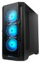 Chieftec Apex GA-01B-TG-OP Caja Torre Media ATX con Panel de Cristal Templado, 4 Ventiladores A-RGB, USB-C, Negro