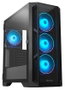 Chieftec Apex GA-01B-TG-OP Caja Torre Media ATX con Panel de Cristal Templado, 4 Ventiladores A-RGB, USB-C, Negro