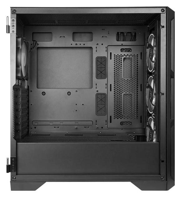 Chieftec Apex GA-01B-TG-OP Caja Torre Media ATX con Panel de Cristal Templado, 4 Ventiladores A-RGB, USB-C, Negro