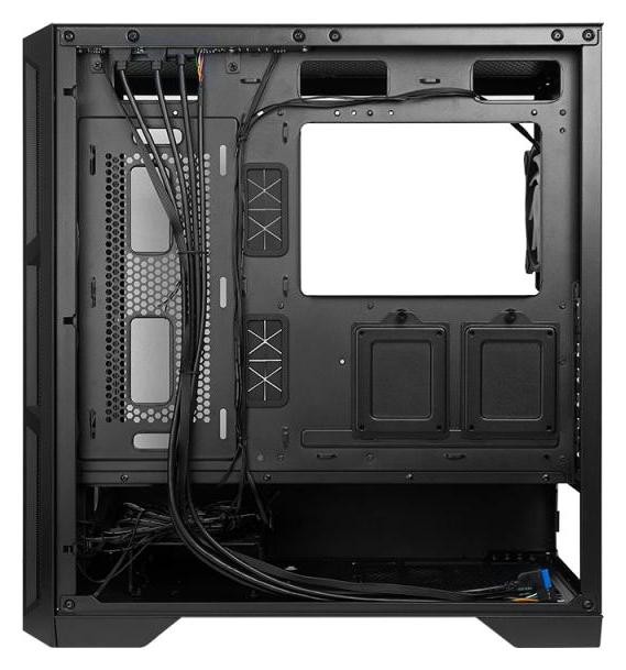 Chieftec Apex GA-01B-TG-OP Caja Torre Media ATX con Panel de Cristal Templado, 4 Ventiladores A-RGB, USB-C, Negro