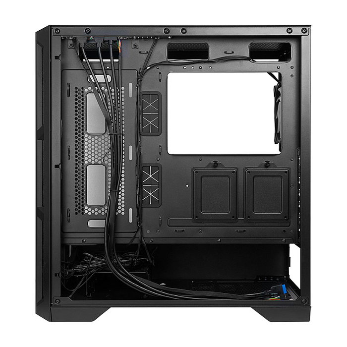 Chieftec GA-01B-TG-OP ATX Midi Tower Negro, Caja de PC para Gaming con Ventana de Cristal Templado