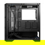 Chieftec GA-01B-TG-OP ATX Midi Tower Negro, Caja de PC para Gaming con Ventana de Cristal Templado