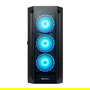 Chieftec GA-01B-TG-OP ATX Midi Tower Negro, Caja de PC para Gaming con Ventana de Cristal Templado