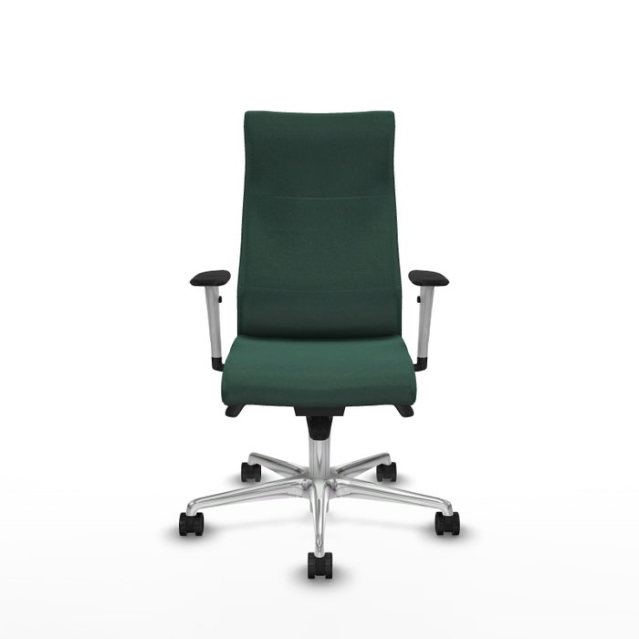 PIQUERAS Y CRESPO Sillón Albacete Verde Botella con Mecanismo Sincro y Base de Aluminio PIQUERAS Y CRESPO Sillón Albacete Verde Botella con Mecanismo Sincro y Base de Aluminio