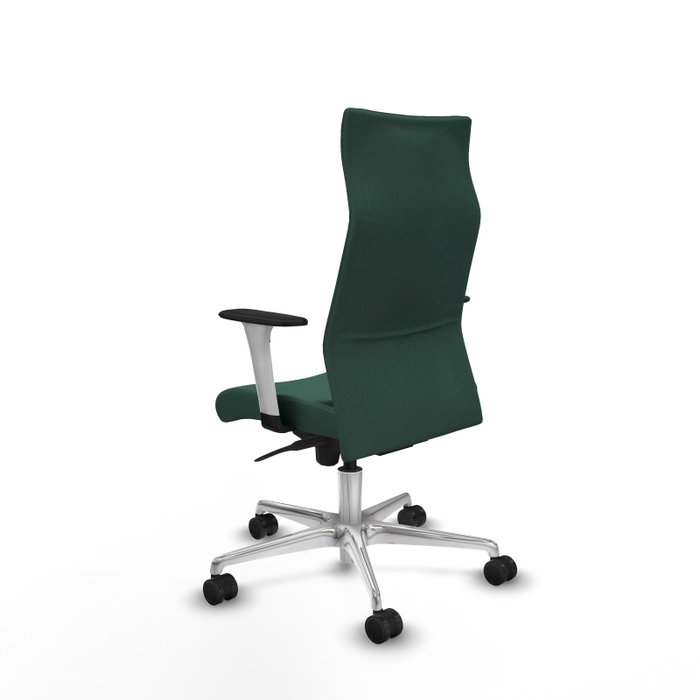 PIQUERAS Y CRESPO Sillón Albacete Verde Botella con Mecanismo Sincro y Base de Aluminio PIQUERAS Y CRESPO Sillón Albacete Verde Botella con Mecanismo Sincro y Base de Aluminio