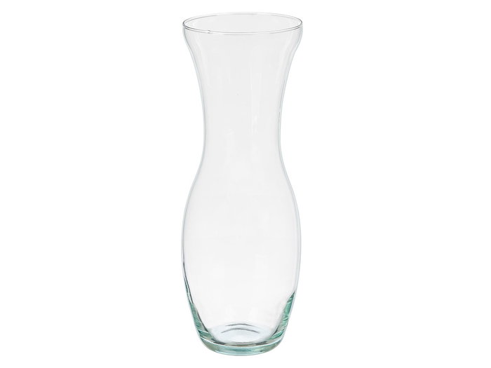 GIFTDECOR Jarrón de Cristal Cuello Estrecho 40cm Transparente