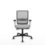 PIQUERAS Y CRESPO Silla de oficina Haches Gris con mecanismo Sincro/Traslack