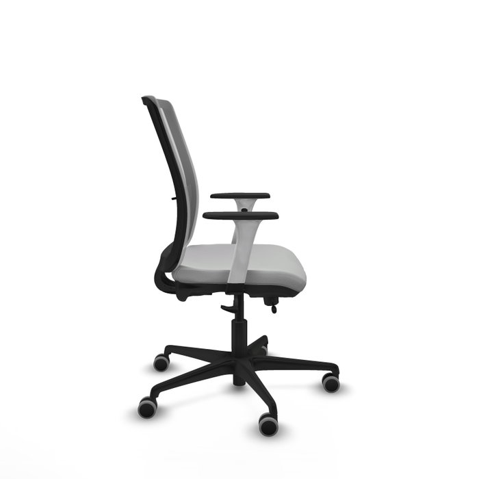 PIQUERAS Y CRESPO Silla de oficina Haches Gris con mecanismo Sincro/Traslack