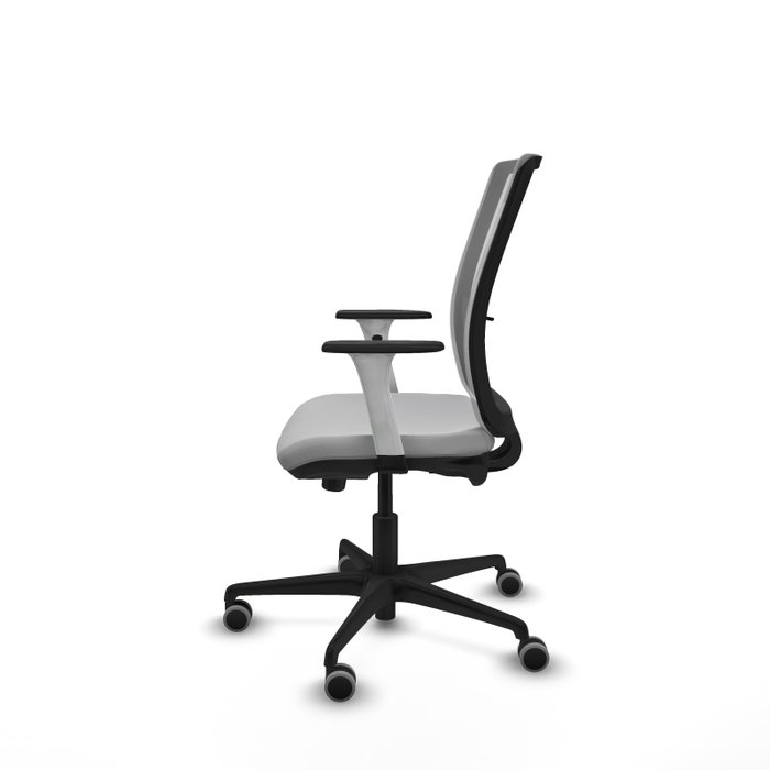PIQUERAS Y CRESPO Silla de oficina Haches Gris con mecanismo Sincro/Traslack