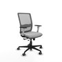 PIQUERAS Y CRESPO Silla de oficina Haches Gris con mecanismo Sincro/Traslack