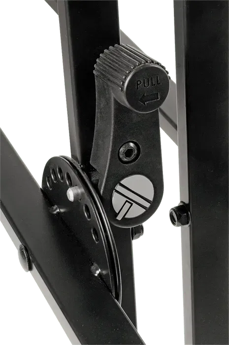 QUIKLOK Soporte Teclado QL646 Formato X Doble Perfil Negro Acero Altura Regulable Carga Máxima 90 kg QUIKLOK Soporte Teclado QL646 Formato X Doble Perfil Negro Acero Altura Regulable Carga Máxima 90 kg