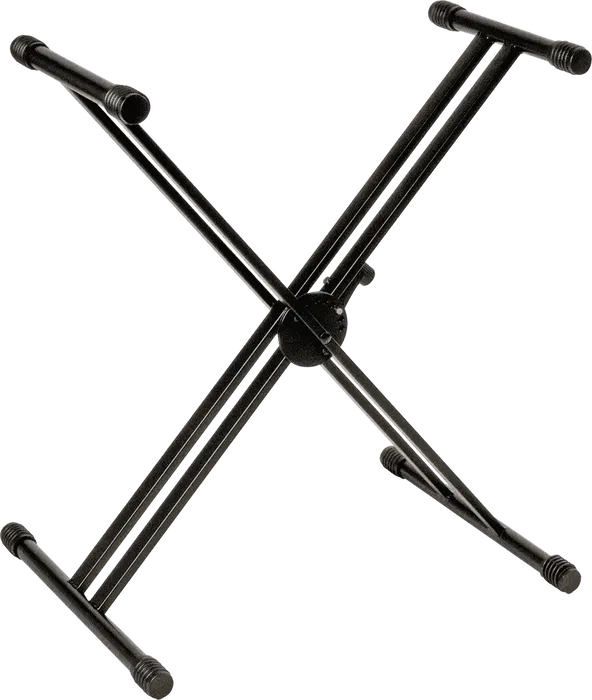 QUIKLOK Soporte Teclado QL646 Formato X Doble Perfil Negro Acero Altura Regulable Carga Máxima 90 kg QUIKLOK Soporte Teclado QL646 Formato X Doble Perfil Negro Acero Altura Regulable Carga Máxima 90 kg