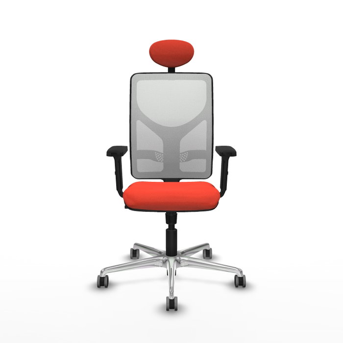 PIQUERAS Y CRESPO Silla de oficina Motilla con mecanismo Sincro, Naranja oscuro y Blanco PIQUERAS Y CRESPO Silla de oficina Motilla con mecanismo Sincro, Naranja oscuro y Blanco