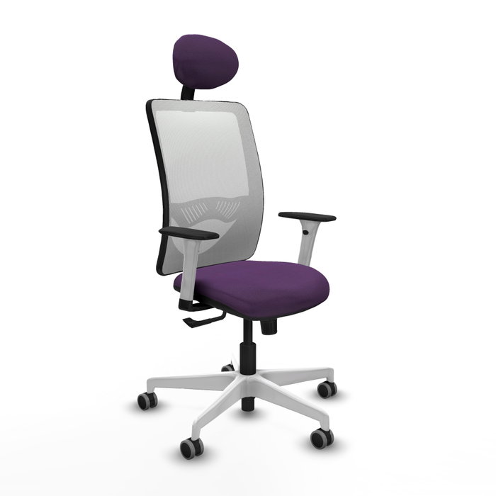 PIQUERAS Y CRESPO Silla de oficina Zulema Morada con mecanismo Sincro PIQUERAS Y CRESPO Silla de oficina Zulema Morada con mecanismo Sincro