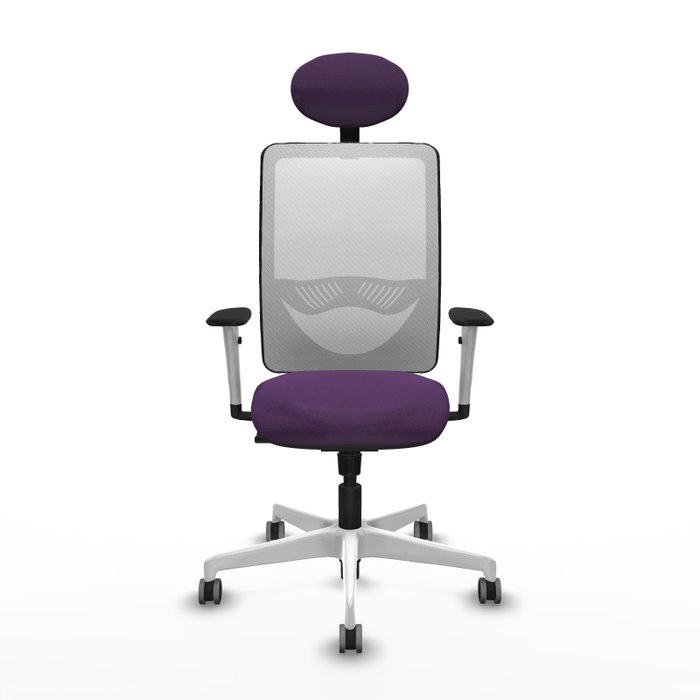 PIQUERAS Y CRESPO Silla de oficina Zulema Morada con mecanismo Sincro PIQUERAS Y CRESPO Silla de oficina Zulema Morada con mecanismo Sincro