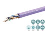 Lanview Cable de Red CAT5e U-UTP LSZH Dca Púrpura 305m