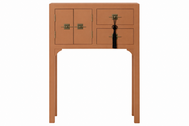 DKD Home Decor Consola Masako Oriental Moka