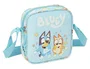 Saffiano Bolso Bandolera Colección Bluey Azul, 180x160x40 mm
