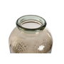 DKD Home Decor Jarrón de Cristal Reciclado Rayado Champán