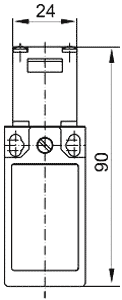 POKÓJ PSP Interruptor de seguridad a llave IP65 NC + NA
