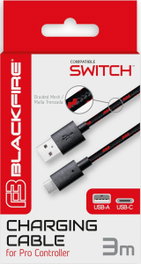 Blackfire Cable de Carga para Mando Pro Controller (Switch 2 / OLED)
