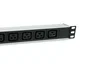 EQUIP PDU de rack 1U con 6 salidas IEC C19