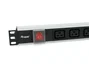 EQUIP PDU de rack 1U con 6 salidas IEC C19