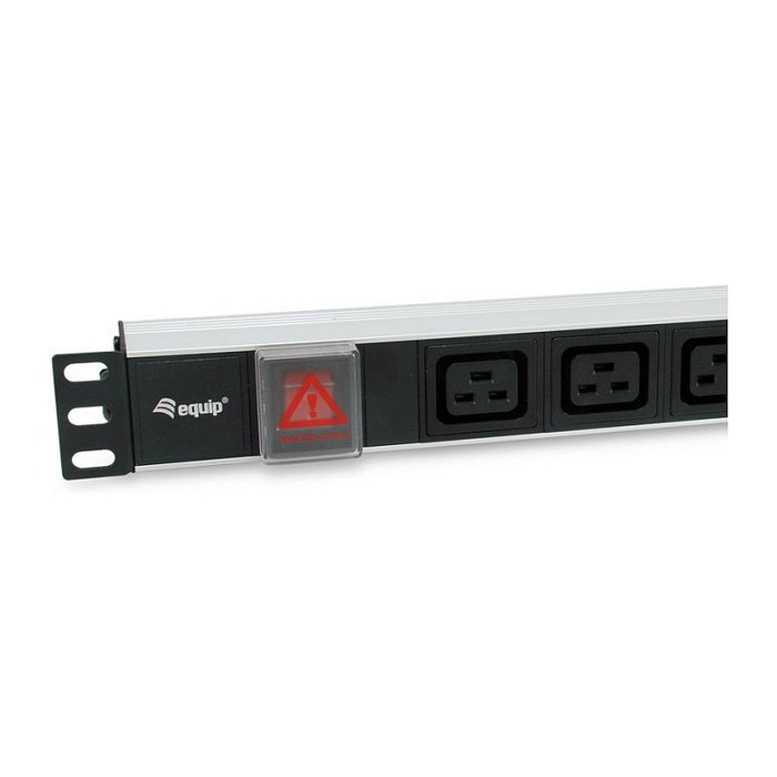 EQUIP PDU de rack 1U con 6 salidas IEC C19