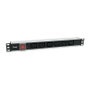 EQUIP PDU de rack 1U con 6 salidas IEC C19