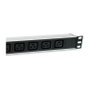 EQUIP PDU de rack 1U con 6 salidas IEC C19