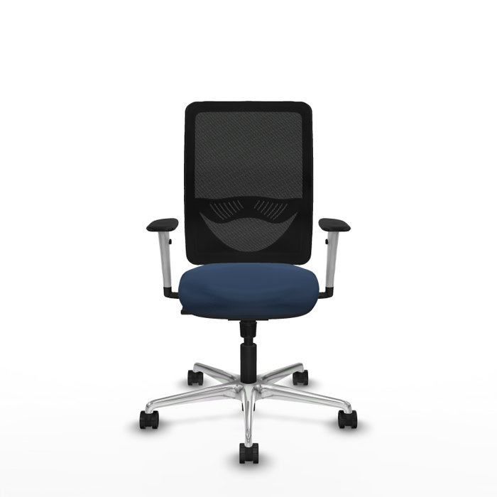 PIQUERAS Y CRESPO Silla de oficina Zulema con mecanismo Sincro, Azul marino y Negro PIQUERAS Y CRESPO Silla de oficina Zulema con mecanismo Sincro, Azul marino y Negro