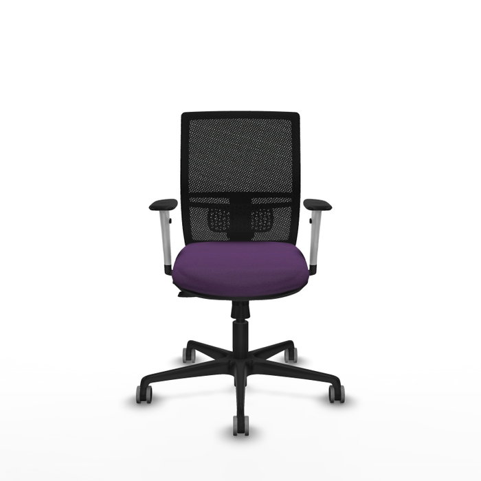 PIQUERAS Y CRESPO Silla de oficina Yunquera Morada con mecanismo Sincro/Traslack