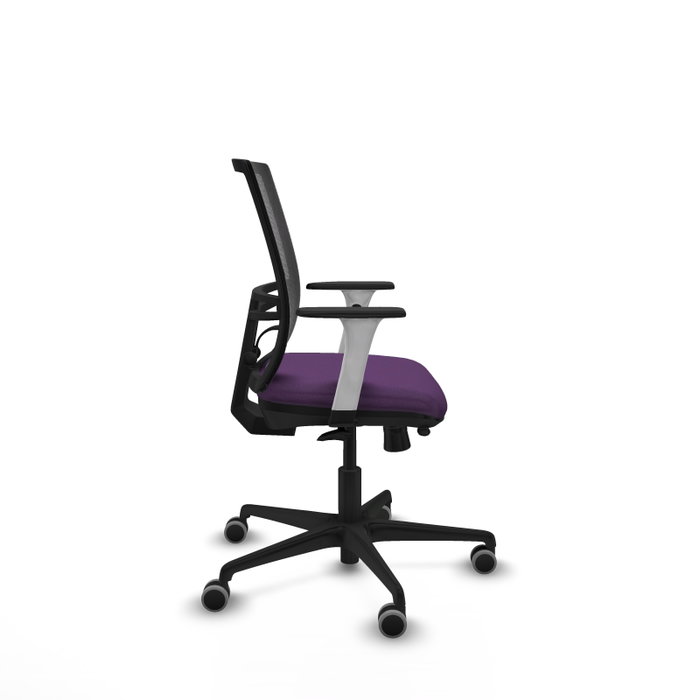 PIQUERAS Y CRESPO Silla de oficina Yunquera Morada con mecanismo Sincro/Traslack