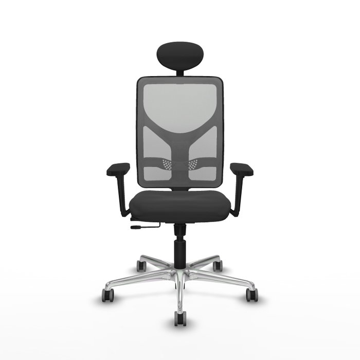 PIQUERAS Y CRESPO Silla de oficina Motilla con mecanismo Sincro/Traslack Gris