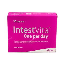 VITAE Intestvita One X Day 30 Cápsulas - Regenerador Flora Intestinal con 3 Cepas Bacterianas