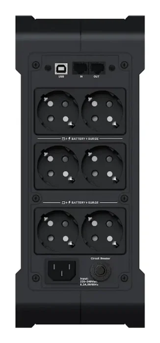 Vertiv PSA6-1600IT-SCH UPS Línea Interactiva 1,6 kVA 1000 W Negro Vertiv PSA6-1600IT-SCH UPS Línea Interactiva 1,6 kVA 1000 W Negro