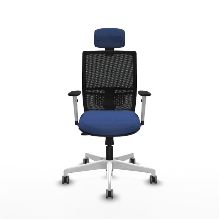 PIQUERAS Y CRESPO Silla de oficina Yunquera con mecanismo Sincro/Traslack, Azul marino y Negro PIQUERAS Y CRESPO Silla de oficina Yunquera con mecanismo Sincro/Traslack, Azul marino y Negro