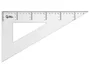 Liderpapel Escuadra 30 cm Plástico Cristal