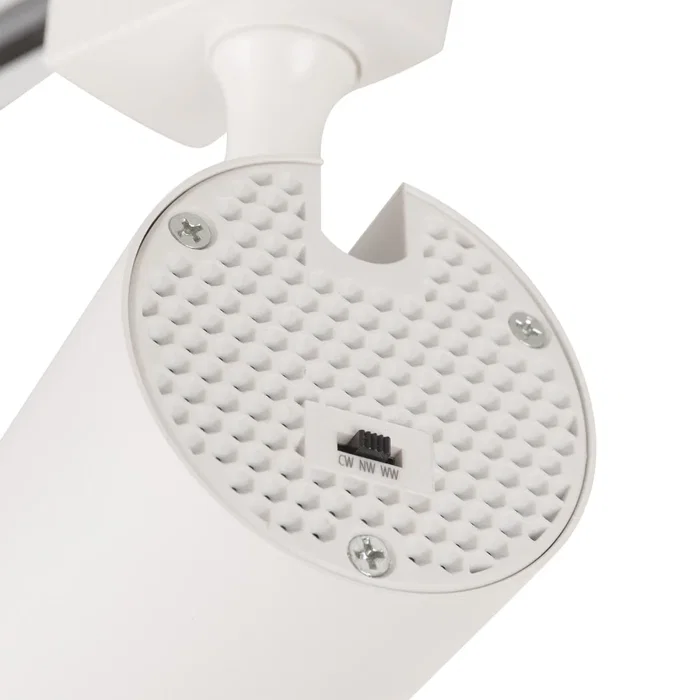 Foco de Carril Monofásico 30W COB Regulable Blanco CCT (3000-6000K) [1916-TL-30W-M-CCT]