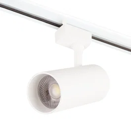 Foco de Carril Monofásico 30W COB Regulable Blanco CCT (3000-6000K) [1916-TL-30W-M-CCT]